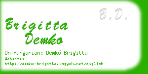 brigitta demko business card